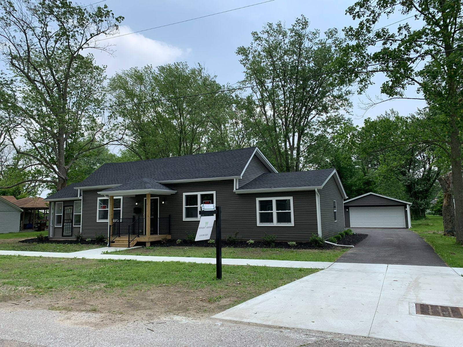 Finished exterior remodel by Resolute Construction and Remodel